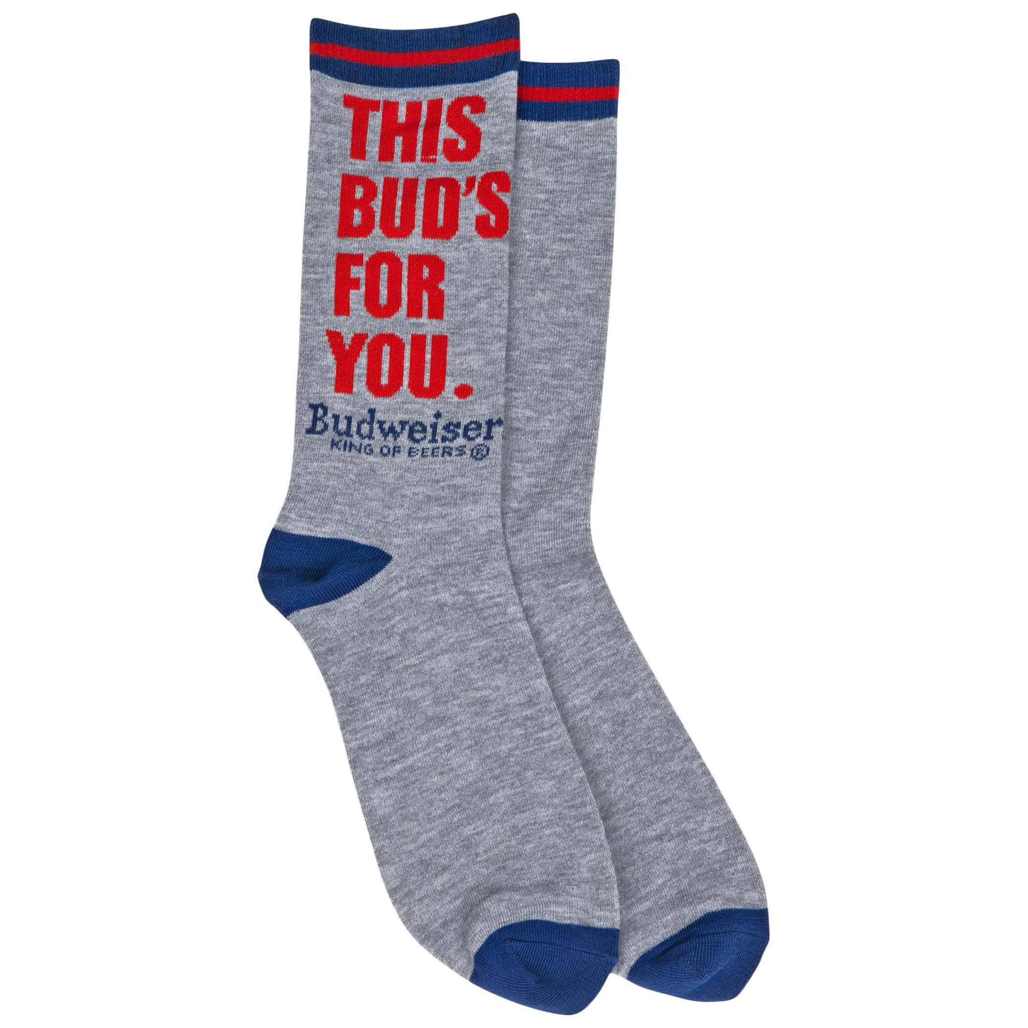 Budweiser This Bud's For You Crew Socks